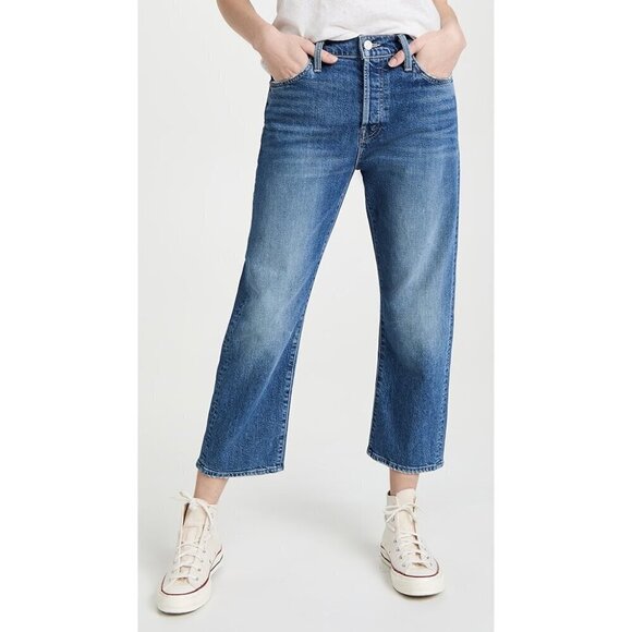 💕MOTHER SUPERIOR💕 The Ditcher Crop Jeans ~ Running With Scissors 25 NWT - Picture 8 of 16